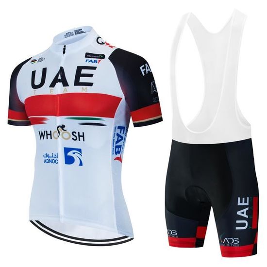 Tenue Cyclisme Homme - Maillot Manches Courtes + Cuissard à Bretelles - Neuf Sans Boîte