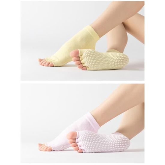Oysho - Lot De 2 Paires De Chaussettes De Yoga Et Pilates