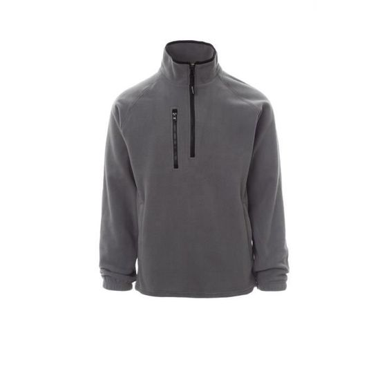 KAERE Veste en Maille Polaire mixte - Zippée gris chiné | CLINIC DRESS