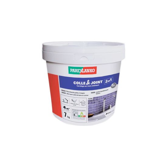 Colle Joint En Pate Blanc 7 Kg Parexlanko Achat Vente