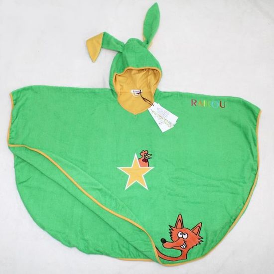 Serviette De Bain Bébé Avec Capuche à Oreilles – Polaire Coral Super Douce, Très Absorbante, 70x140 Cm