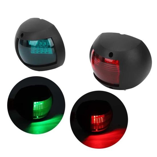 Yctze Feu de navigation, feu de navigation marin 12V LED étanche