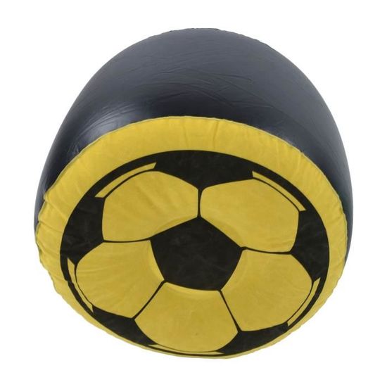 Chaise Gonflable Ballon De Football - PVC Flocké, Portable, 40 Cm, Pour Plage, Voyages, événements