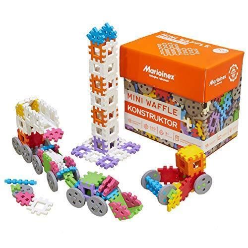 Au pays des jouets　o Manguel Jeu de construction Marioinex 902271 Lot de 300 Mini gaufres