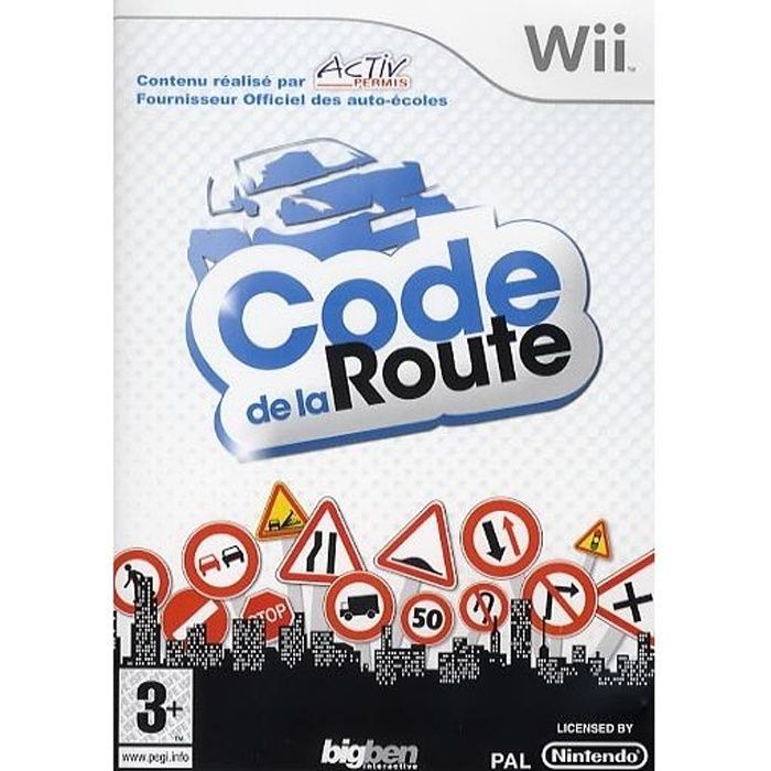 CODE DE LA ROUTE / JEU CONSOLE NINTENDO WII