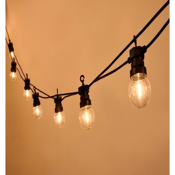 Lumière LED LED sphérique lampe chaîne extérieure étanche guirlande fête arrière-cour 13M G50 IP44 SSB90823104B_Lavi