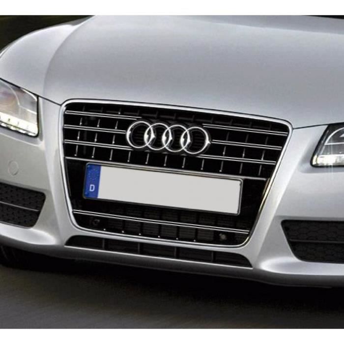 Double baguette de calandre chromée Audi A5 Cabriolet 09-11 Audi A5 Coupé 07-11 A5 Sportback 09-11