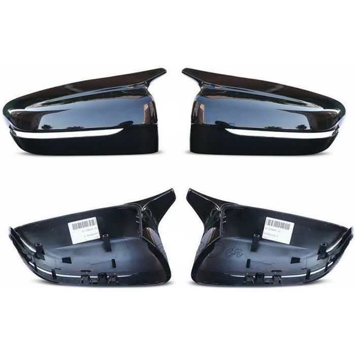 2 COQUE RETROVISEUR LOOK M5 NOIR BRILLANT POUR BMW SERIE 5 G30 ET G31