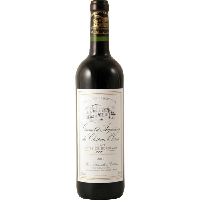 Vin rouge Blayes 75 cl Carmel Aiguevives
