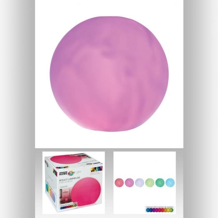 BOULE LED DIAM. 25 CM Multicolore / Multicolore