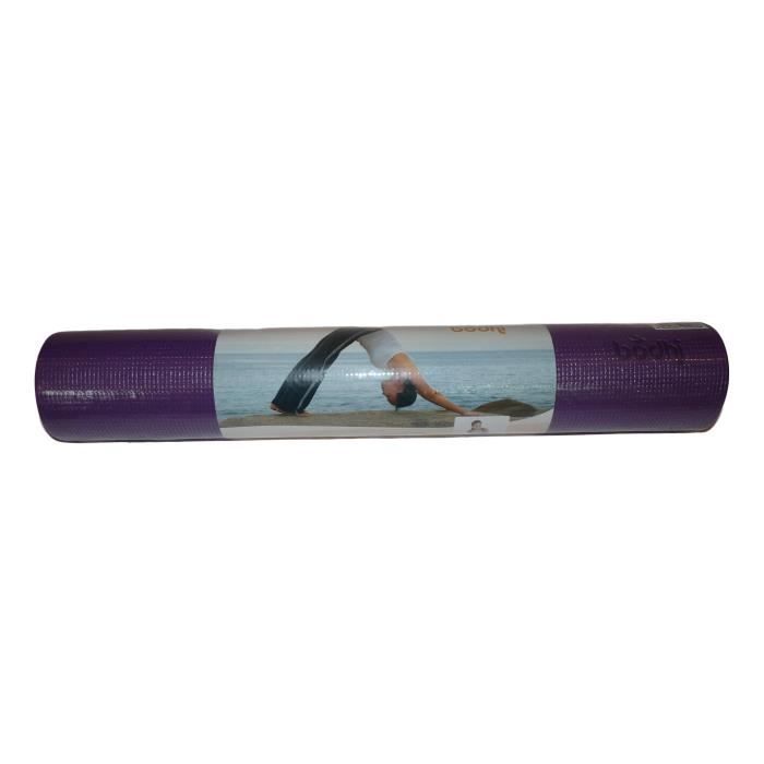 Tapis Asana 4mm, 183x60cm Violet