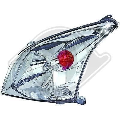 6673880 Feu phare droit ( cote passager ) pour TOYOTA Land cruiser Prado de 2002 a 2007 Look Origine