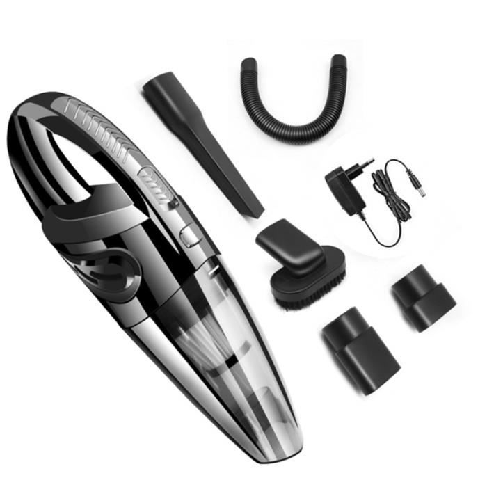 Aspirateur à Main Sans Fil Rechargeable Aspirateur Voiture Pour Table Bureau Canapé Maison Animaux Voiture et Autonomie de 20 Minute