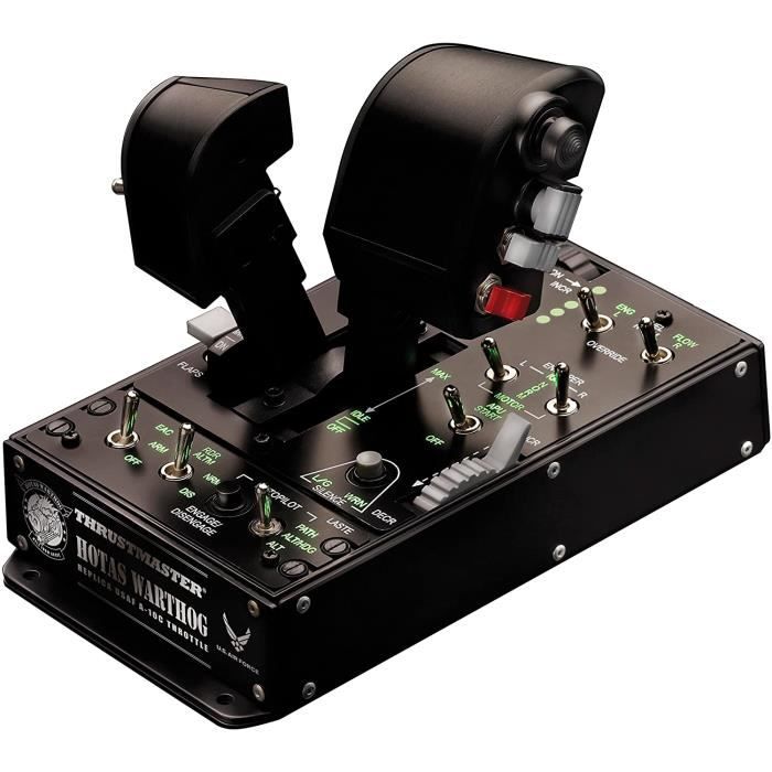 ThrustMaster HOTAS WARTHOG Dual Throttle double manette des gaz noir