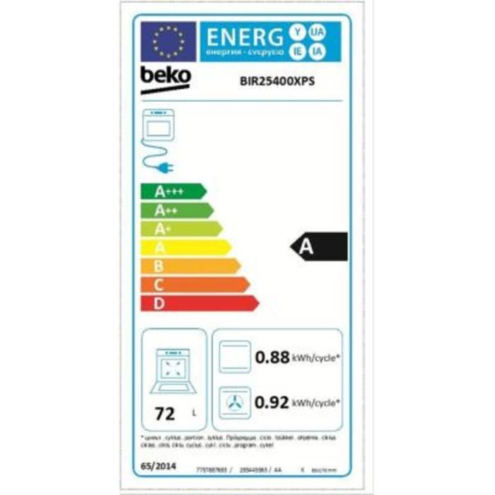 Four Pyrolyse BEKO BIR25400XPS