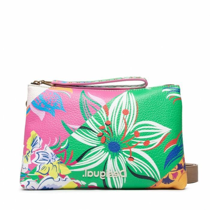 Sac Bandoulière à Fleurs Desigual Fresia Dortmund 23saxpa6 Noir