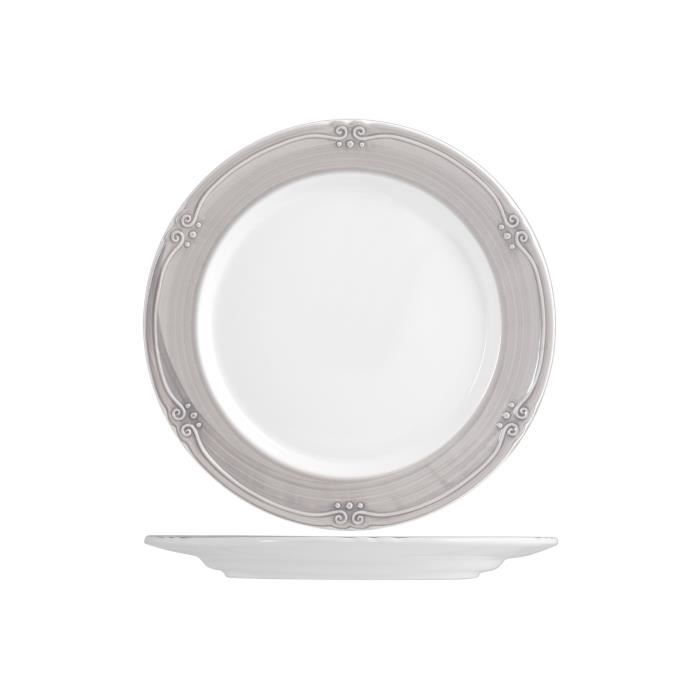 H&H Céramique plat Vaisselle plan Capri Blue CM26