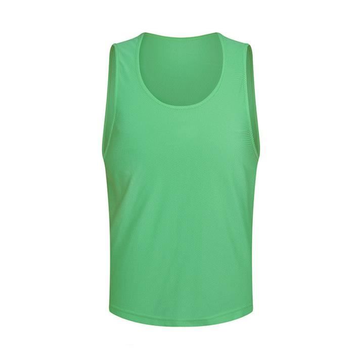 Gilet de Sport Adultes Maillots Veste Survêtement d'Entraînement Respirant pour Hommes Femmes pour Football Basket-ball Rugby