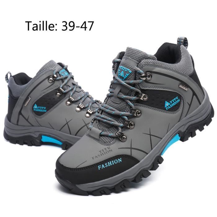 Chaussures de Randonnée Hautes homme Grande taille 39-47