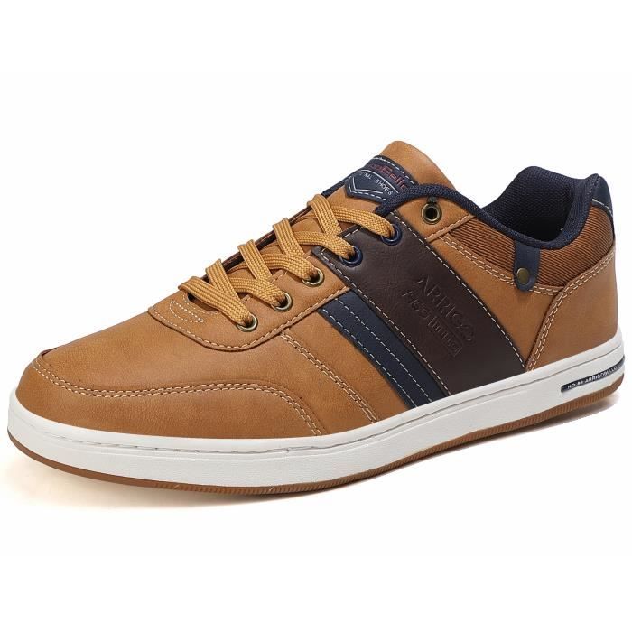 ARRIGO BELLO Baskets de Ville A1010-3 Marrone Doublure en maille Homme