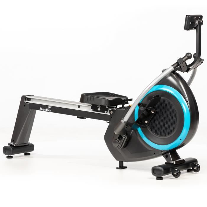 Skandika Nordlys - Rameur magnétique avec Bras articulés 3D - 16 Niveaux de résistance - 21 Prog +1 Manuel - Support Tablette