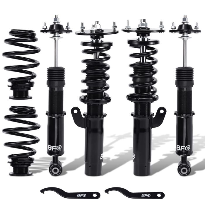 Kit 4 Amortisseurs à Gaz Avant Et Arrière Pour BMW Série 3 E46 - Compatible Berline, Cabrio, Coupé, Break - Pièce De Rechange