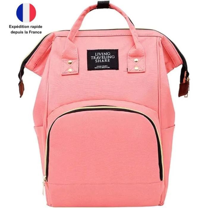 Langer Multifonction Sac A Langer Noir Et Rouge Sacs à Dos à