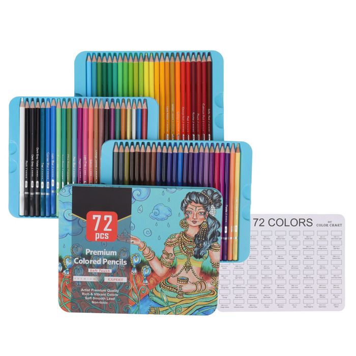 Peinture Aquarelle Staedtler – 12 Tubes – Haute Pigmentation – Boîte Carton – Beaux-Arts