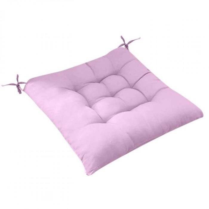 Coussin de sol carré en mousse à mémoire de forme extra large pour sasseoir violet