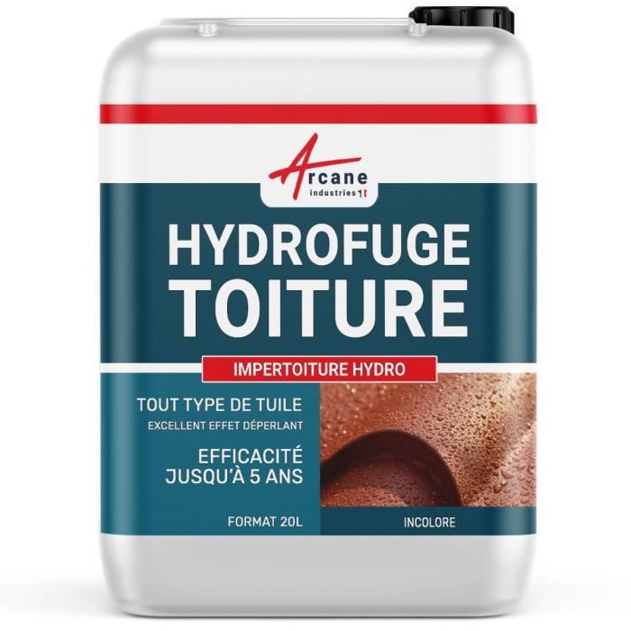 Hydrofuge Toiture, imperméabilisant toiture incolore - IMPERTOITURE HYDRO - - 20 L (jusqu'à 100 m²)