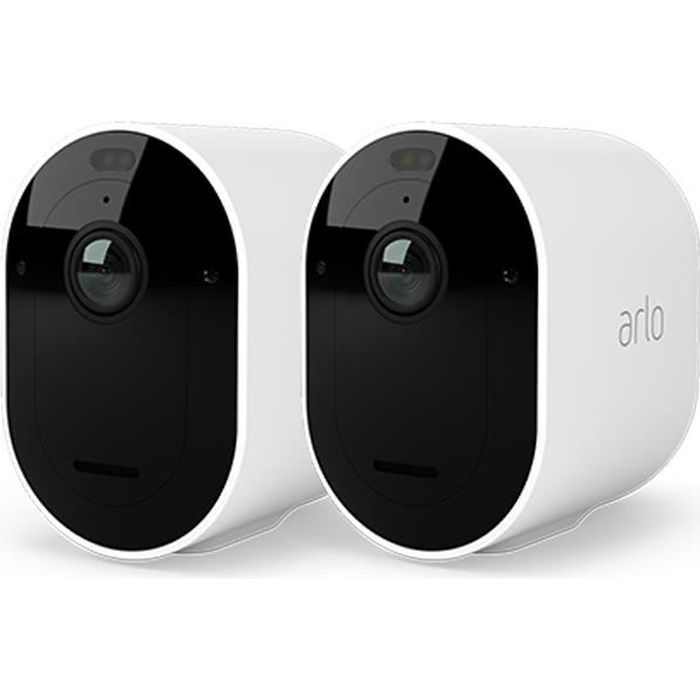 Arlo Pro 4 Pack de 2 cam ras de surveillance Wifi sans fil