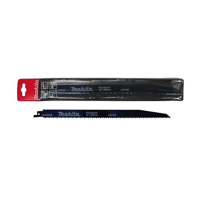 Lames de scie sabre HSS MAKITA matériaux durs longueur utile 143 mm 18 dents par pouce carte de 5 pièces 792147 1