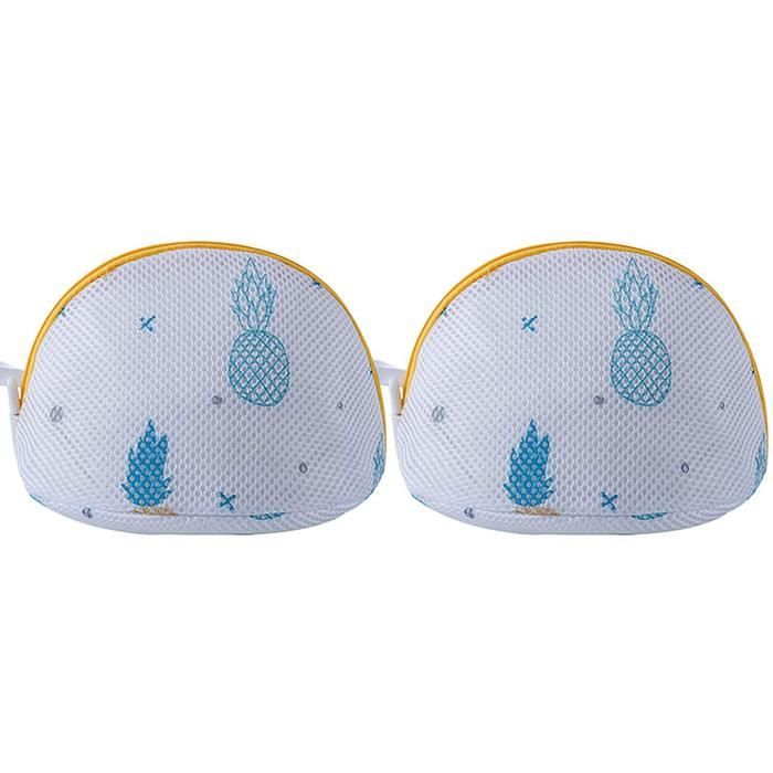 2pcs filets à linge pour machine à laver,40x30x12cm,avec fermeture éclair,s pour sous-vêtements