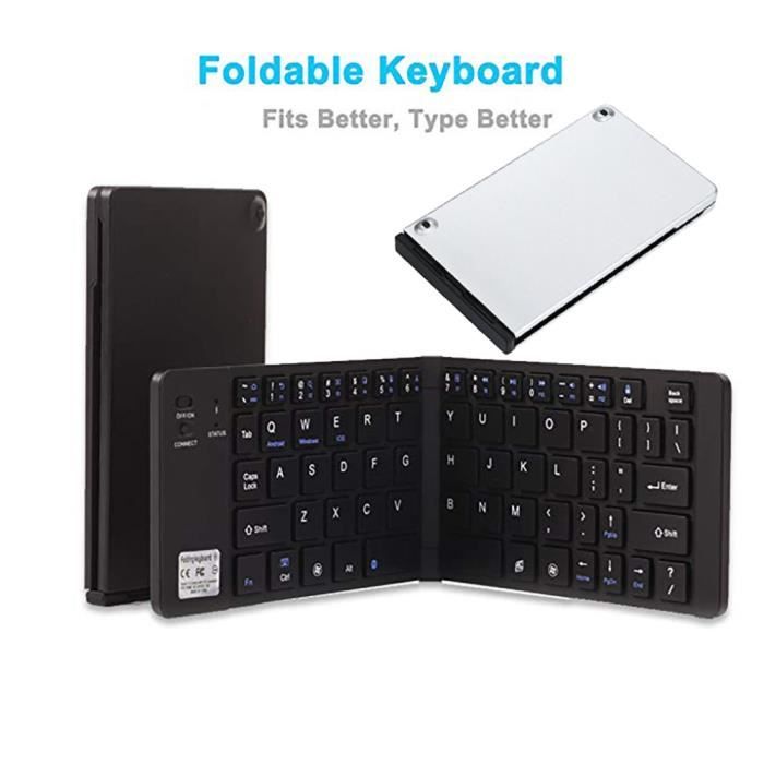 Clavier pliable sans fil Bluetooth ultra-mince