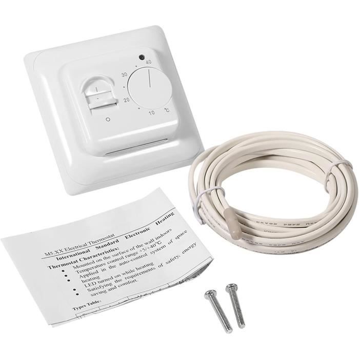 Thermostat D'ambiance Mécanique M5 - SODIAL, Pour Chauffage Au Sol électrique - EAN 4711525537471