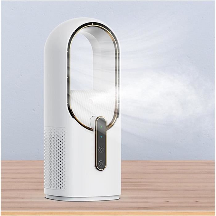 Mini Climatiseur Portable 4-en-1 - Ventilateur, Humidificateur, LED - USB Rechargeable 3600mAh