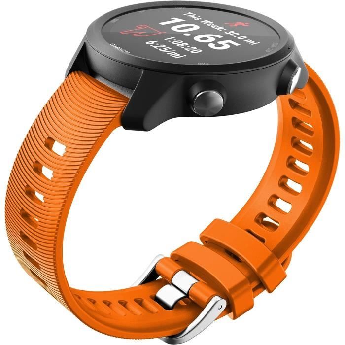 Bracelet Pour Garmin Vivoactive 3- Garmin Vivoactive 3 Music-Forerunner 645  Music-Garmin Forerunner 245,Bande De Remplacemen[u5212] Orange, -  Achat/vente montre Neuf - Cdiscount