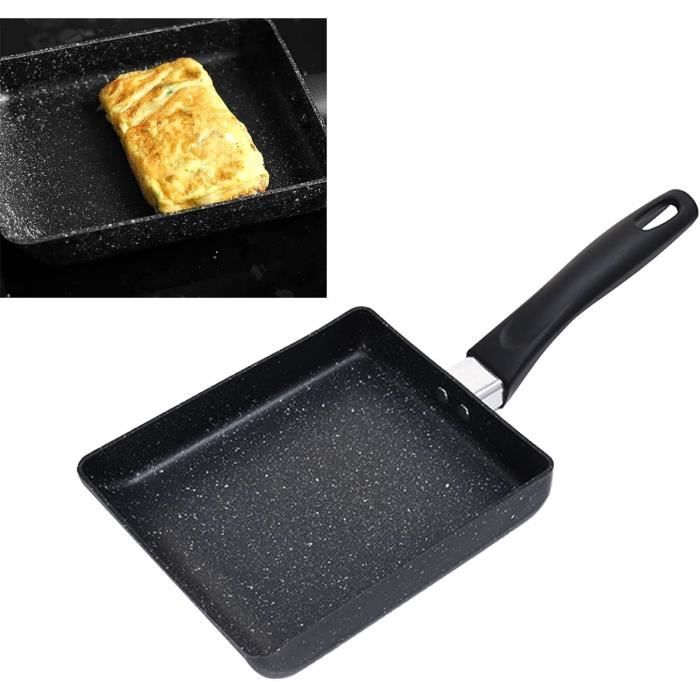 Mini Poêle Antiadhésive 14cm - Lot De 2 - Pour Œufs, Omelettes - Compatible Induction