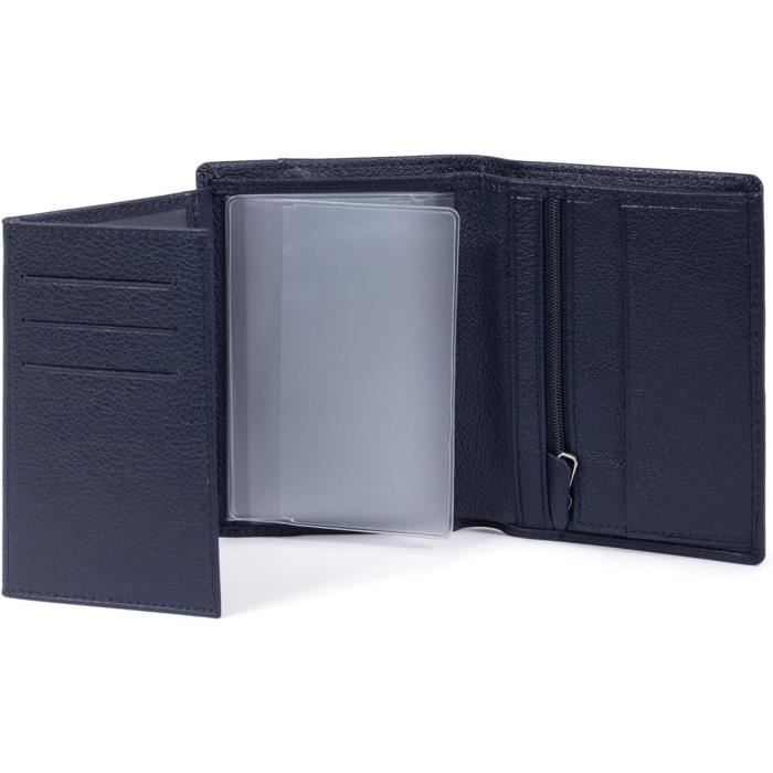 Portefeuille européen 3 Volets - Compatible Cartes de crédit, CNI et Portefeuille européen 3 Volets - Compatible Cartes de crédit, CNI et