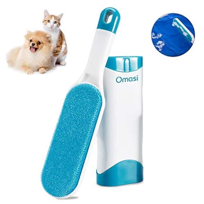 Omasi Brosse Anti Poils Animaux Chat Chien Brosse De Nettoyage Magique Reutilisable E Cdiscount