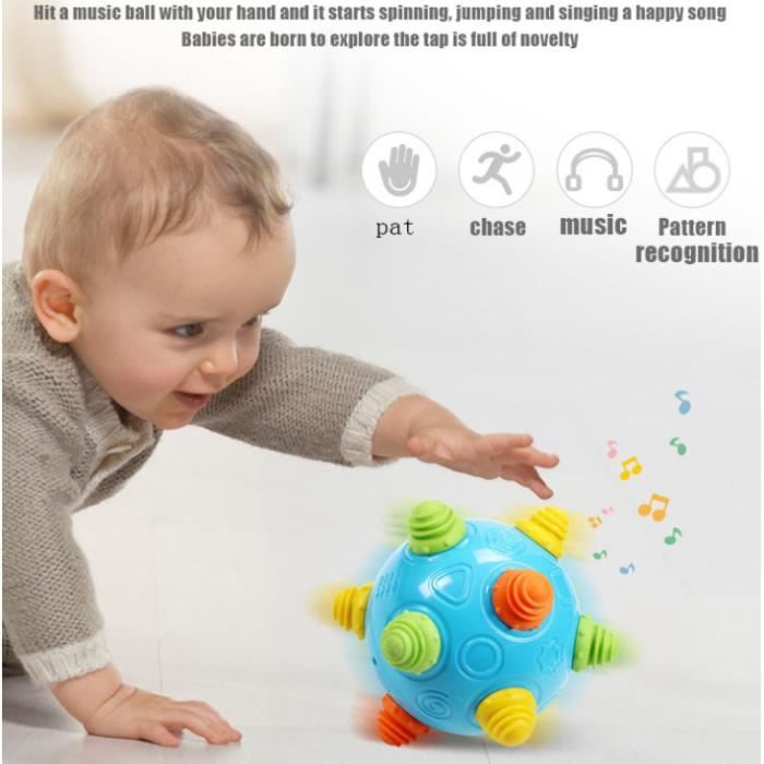 Balle Musique Danse Boule Jouet De Balle Jouet Bebe Developpement Sensoriel Pour 0 3 Ans Cdiscount Sport