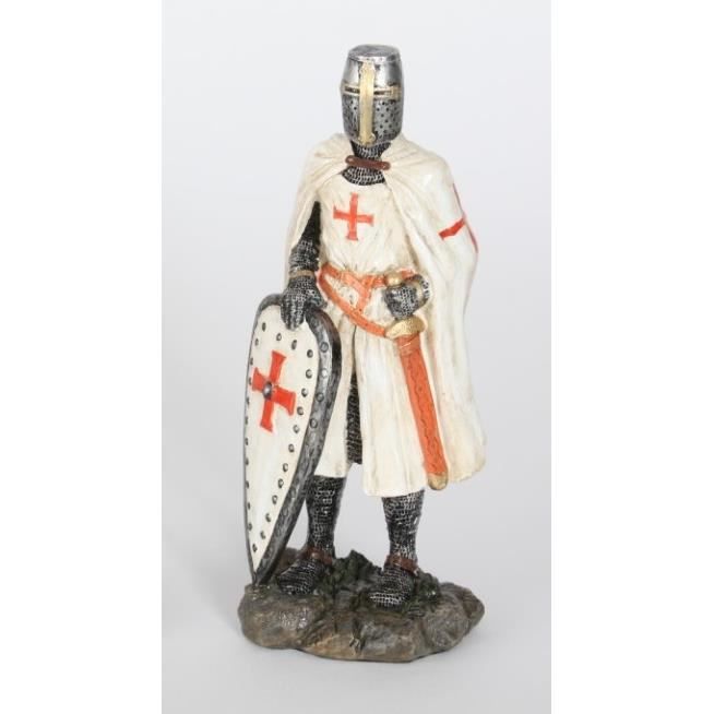 Figurine Statuette Chevalier Templier 21 Cm Cdiscount Maison