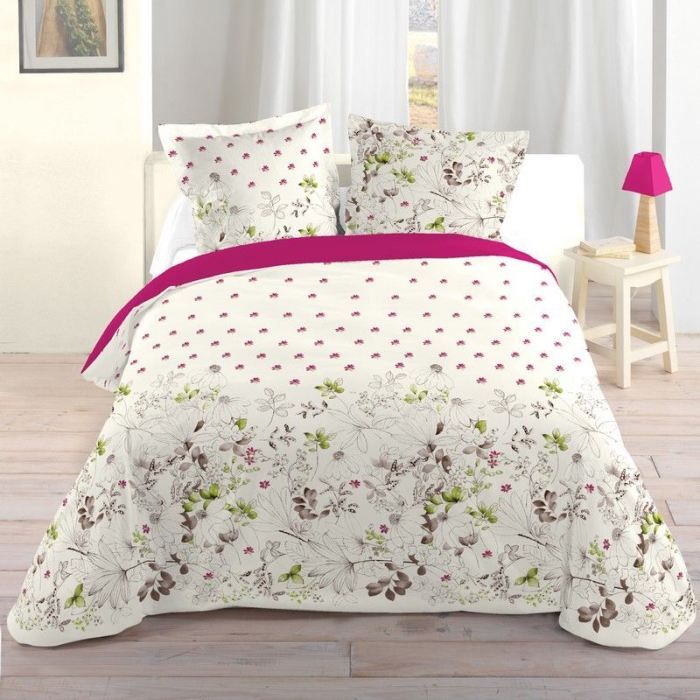 Enfants Rose Gris Noir Parure de Lit 220x240cm Géométrique Housse de Couette Décoration Moderne Art Sets de Housse de Couette Art Abstrait Parure Housse de Couette avec 2 taies d'oreiller