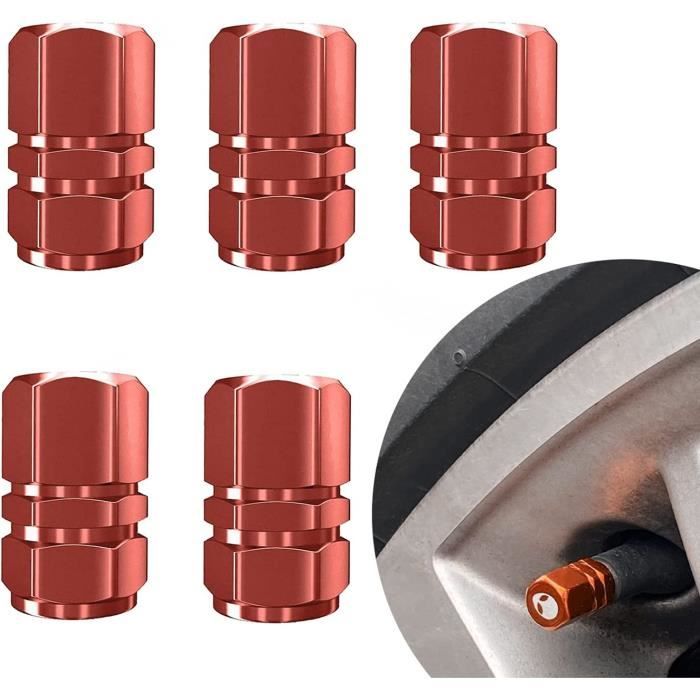 VINGVO Bouchons anti-poussière pour valve Presta 2 pièces bouchons de valve Presta couvercle de tige de valve de vélo en alliage - Auto VINGVO Bouchons anti-poussière pour valve Presta 2 pièces bouchons de valve Presta couvercle de tige de valve de vélo en alliage - Auto
