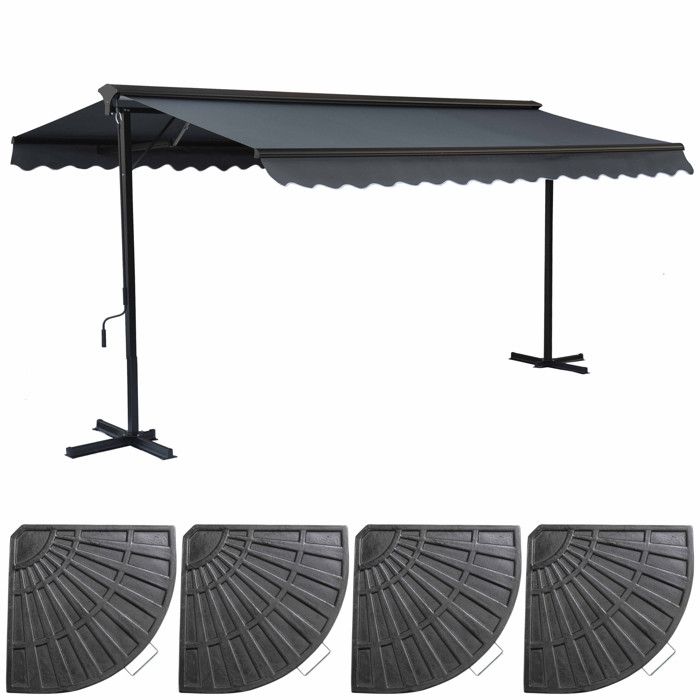 Strore Banne Double Pente Avec Coffre 4 Dalles De Lestage 4 X 3 M Store Double Pente Achat Vente Store Store Banne Store Banne Double Dalles Cdiscount