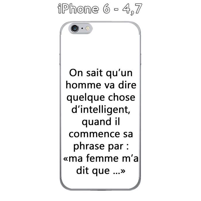 coque iphone 7 phrase homme