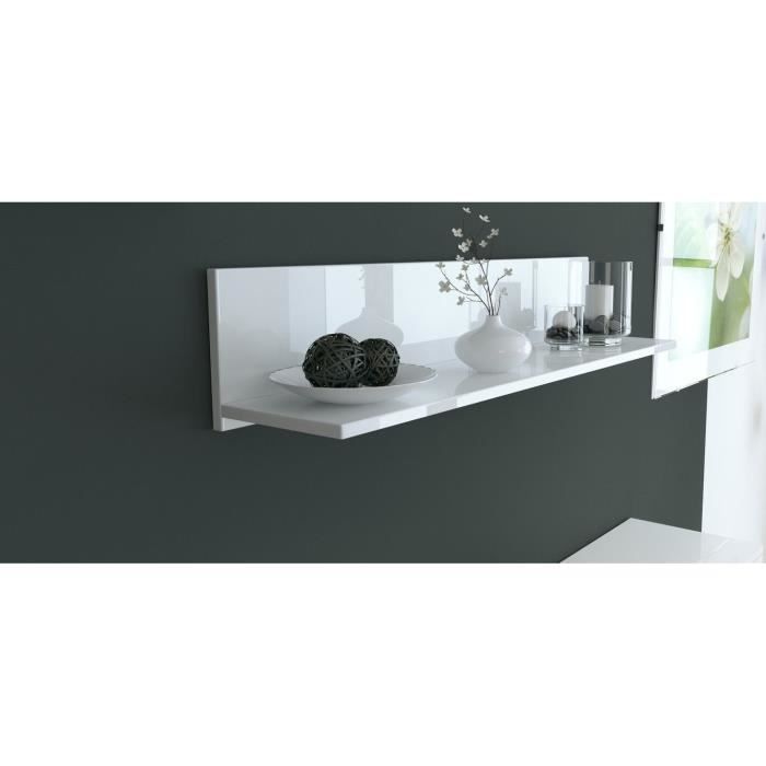 Etagère murale Laqué Blanc 97,5 cm Contemporain Design