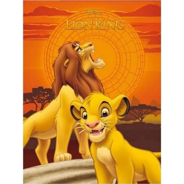 Le Roi Lion Disney Plaid Couverture Polaire 100x140 Cm Cdiscount Maison