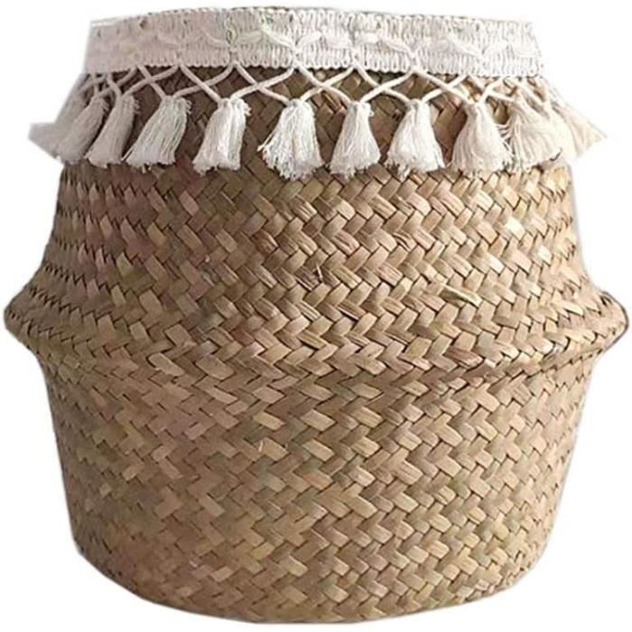 Panier à linge shop paille