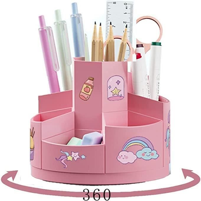 Pot à Crayons En Acier Inoxydable Doré – Rangement élégant Pour Bureau, Maquillage, Pinceaux Ou Stylos